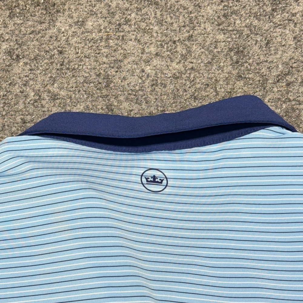 Peter Millar Summer Comfort Polo Shirt XXL Blue Pinehurst Golf 124th US Open - Picture 7 of 10